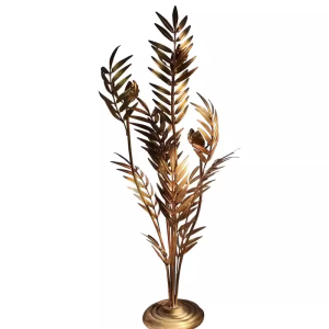 Industrial Iron And Linen Tall Floor Lamp with Linen Fabric Shade Tall Standing Lamp