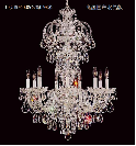 Chrome Large Crystal Chandelier 800x850mm