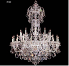 Chrome Extra Large Crystal Chandelier 1220x1550mm