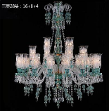 Custom Color Long Crystal Chandelier 100x1250mm