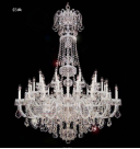 Chrome Extra Large Crystal Chandelier 1400x1800mm