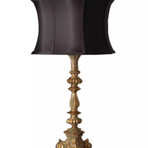 Rustic Farmhouse Wood And Linen Table Lamp Tall Bedside Lamp for Bedroom Living Room