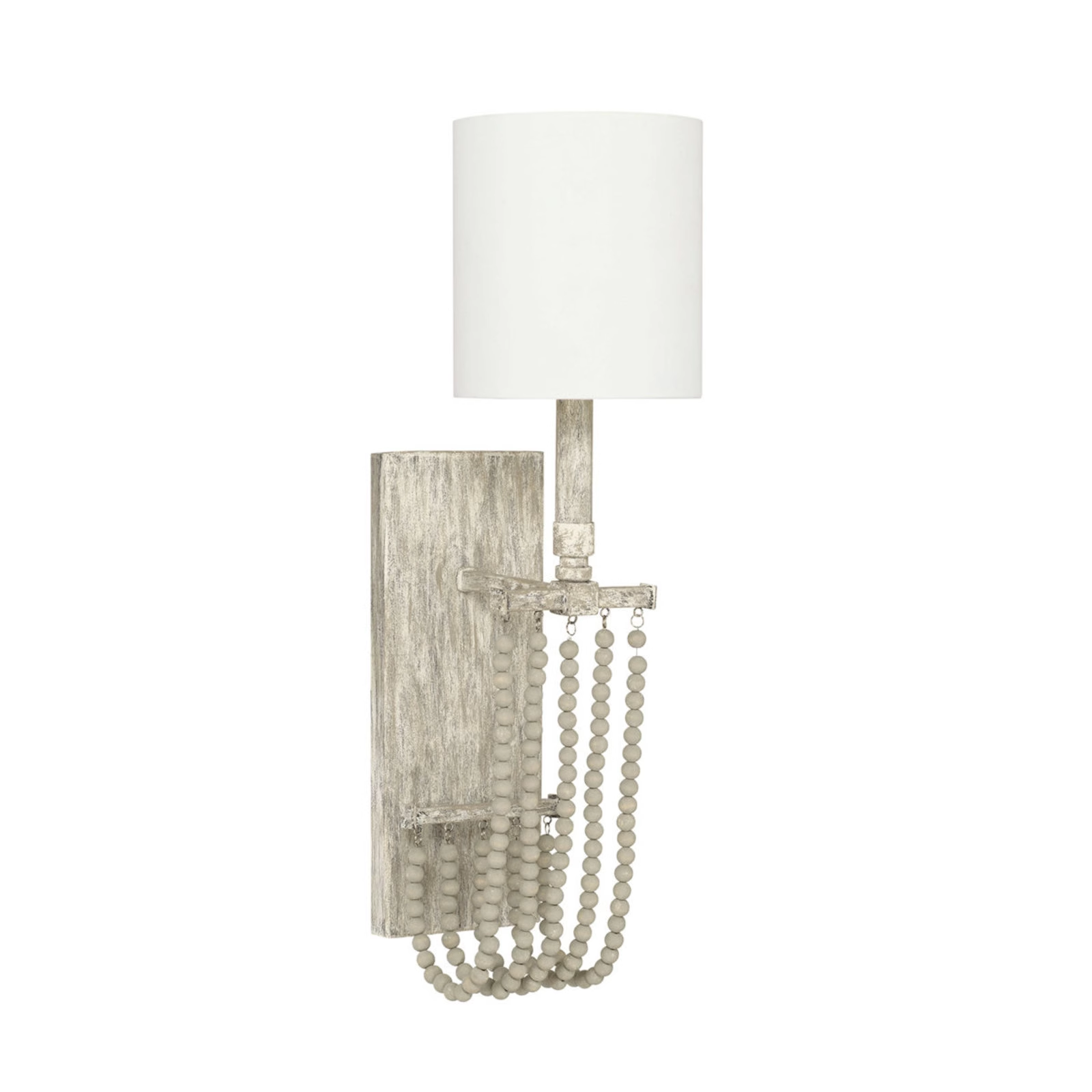 Rustic Medium Wood Iron Wall Sconce Vintage Farmhouse Wall Lamp for Bedroom Living Room